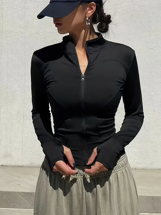 Chaqueta deportiva de secado rápido para mujer